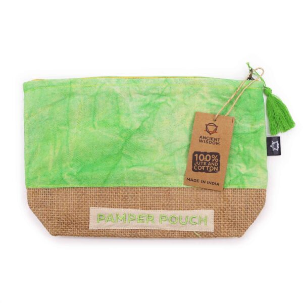 Set 2 buc. Săculețe Pamper din Iută - Mama Pământ Verde