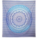 Tapițerie de Perete/Pânză de Plajă - Umrao Mandala - Albastră
