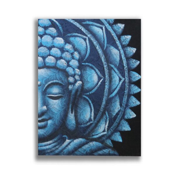 bG9jYWw6Ly9tZWRpYS9TUy9FRC82MFIzMEMxRzZSVktFRFNTLzFjMGI2M2VkLmpwZWc Tablou Mandala Buddha Albastru 60x80cm