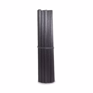 Set 20 buc. bețișoare groase din fibră, negre pentru difuzor de arome 8 mm x 18 cm