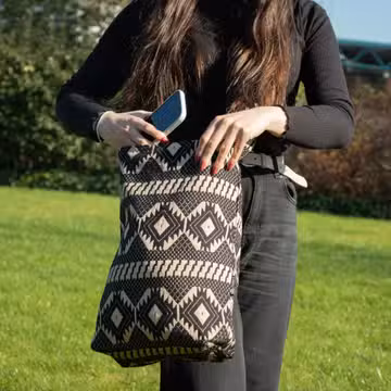 Genți naturale Jacquard