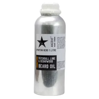 Ulei de Barba - patchouli, ulei de limetă și ulei de lemn de santal 1 l