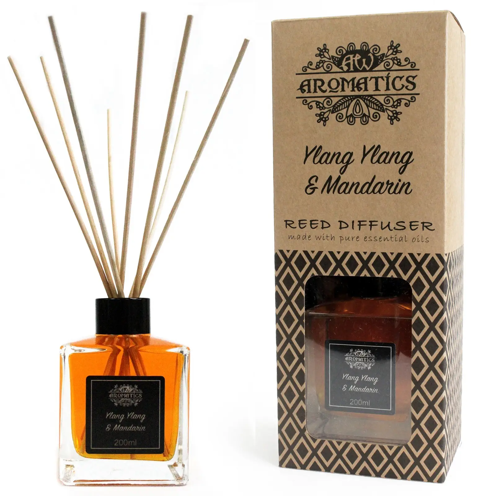 Difuzor de Ulei Esențial – Ylang Ylang și Mandarină (200 ml)