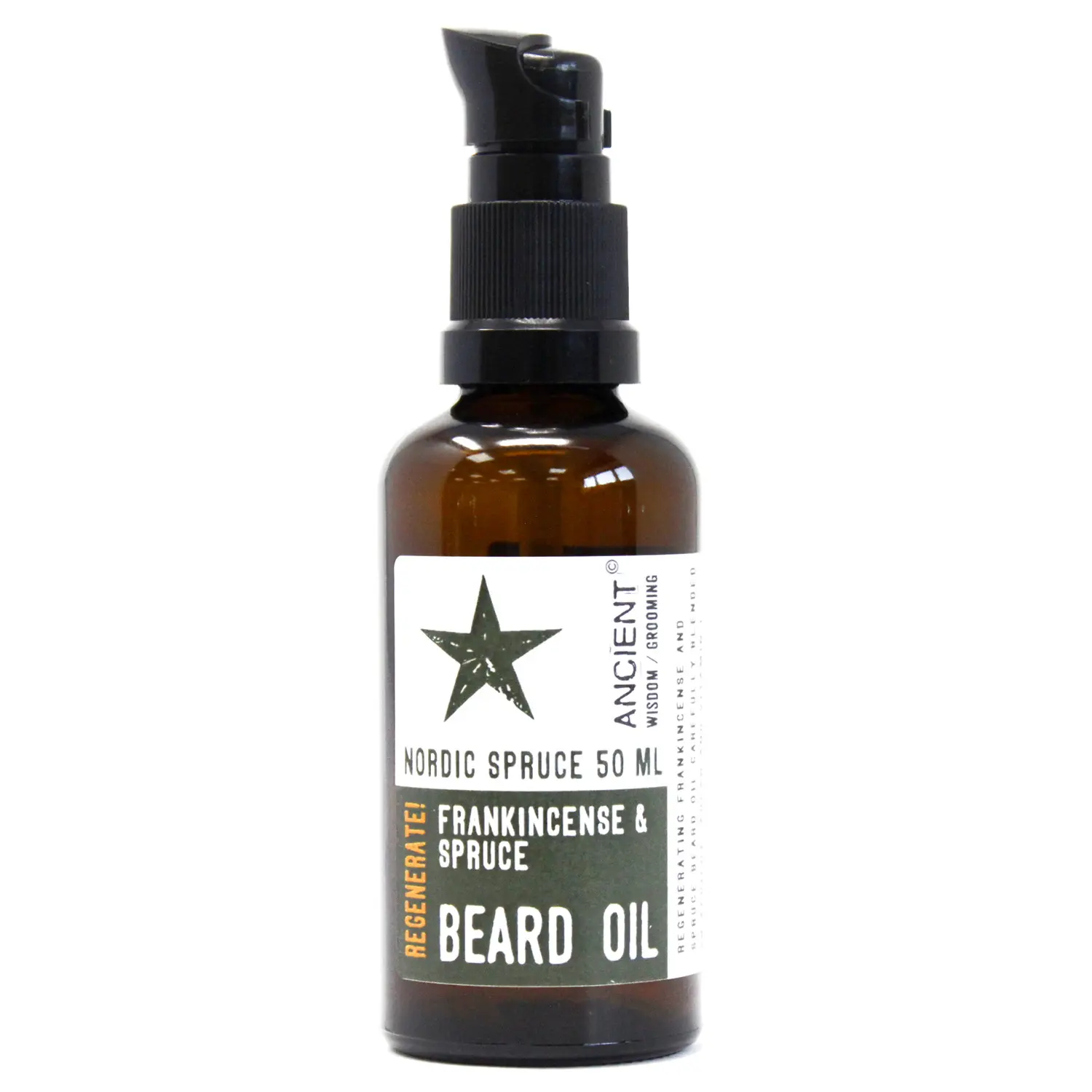 Ulei pentru barbă cu molid nordic, tămâie, caise, argan, jojoba, molid nordic 50 ml