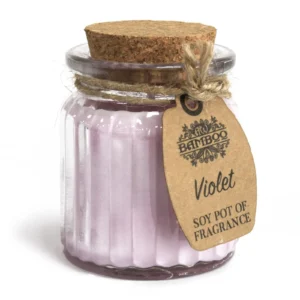 Lumânări Parfumate de Soia Violet, 60 grame, timp de ardere 20 de ore