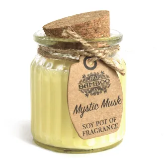 6x Lumânare Parfumată de Soia - Musk Mistic1 Lumânări Parfumate de Soia Musk Mistic, 60 grame, timp de ardere 20 de ore