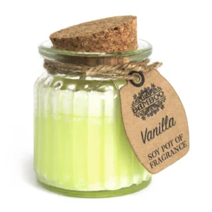 Lumânări Parfumate de Soia Vanilie, 60 grame, timp de ardere 20 de ore