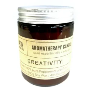 Lumânare din soia de aromaterapie - Creativitate, 200 g, timp de ardere 40 de ore
