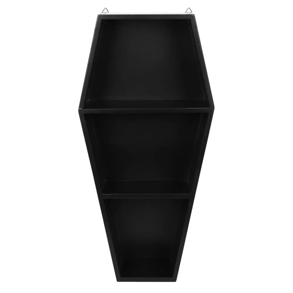 Raft de perete în formă de sicriu pentru decorațiuni și ornamente gotice