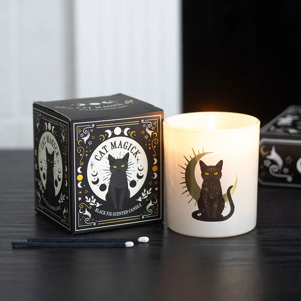 Lumânare cu smochin negru Black Cat Magick