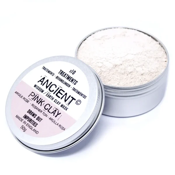 Mască de Față - Argilă Roz 50g Mască de Față cu Argilă Roz