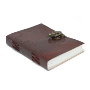 Agendă De Piele (18x13 cm) - Harta Lumii