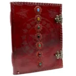 Agendă Mare De Piele 25x32,5 cm- 7 Chakre (200 pagini)
