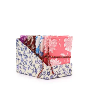 Agende cu Imprimeu Floral și Copertă din Bumbac 7x10 cm (afișaj)
