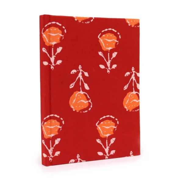 Agende din Bumbac 20x15cm - 96 Pagini - Trandafiri
