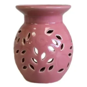 Difuzor din ceramica 10 cm, cu Flori - Roz