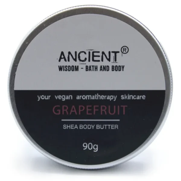 Unt de corp cu Shea și Grapefruit Unt de corp cu Shea și Grapefruit – 90 g Vegan & Revigorant
