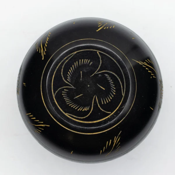 Bol Tibetan Decorativ – Ciupercă Magică – Galben (15 cm)