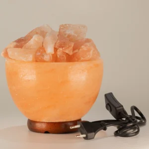 Bol Electric de Sare de Himalaya - 15cm x 9cm - Ștecher UE