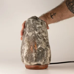 Lampă Naturală din Sare Gri de Himalaya – 3–5 kg