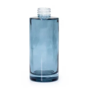 Sticlă înaltă difuzor 200 ml albastru fumuriu cu Bețișoare (Gât de 28 mm)