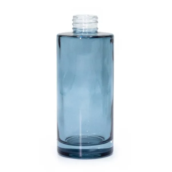 Sticlă înaltă difuzor 200 ml albastru fumuriu cu Bețișoare (Gât de 28 mm)