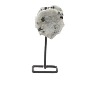 Specimen Mineral pe Suport Metalic – Piatra Lunii Curcubeu