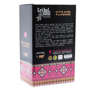 Bețișoare Parfumate Tribal - Salvie Albă + Lavandă