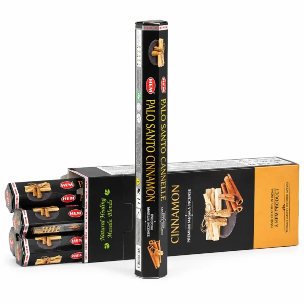 HEM Bețișoare Parfumate Hexagonale – Palo Santo Masala cu Scorțișoară