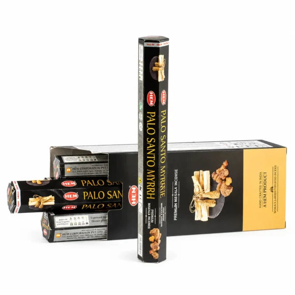 HEM Bețișoare Parfumate Hexagonale – Palo Santo Masala – Smirnă