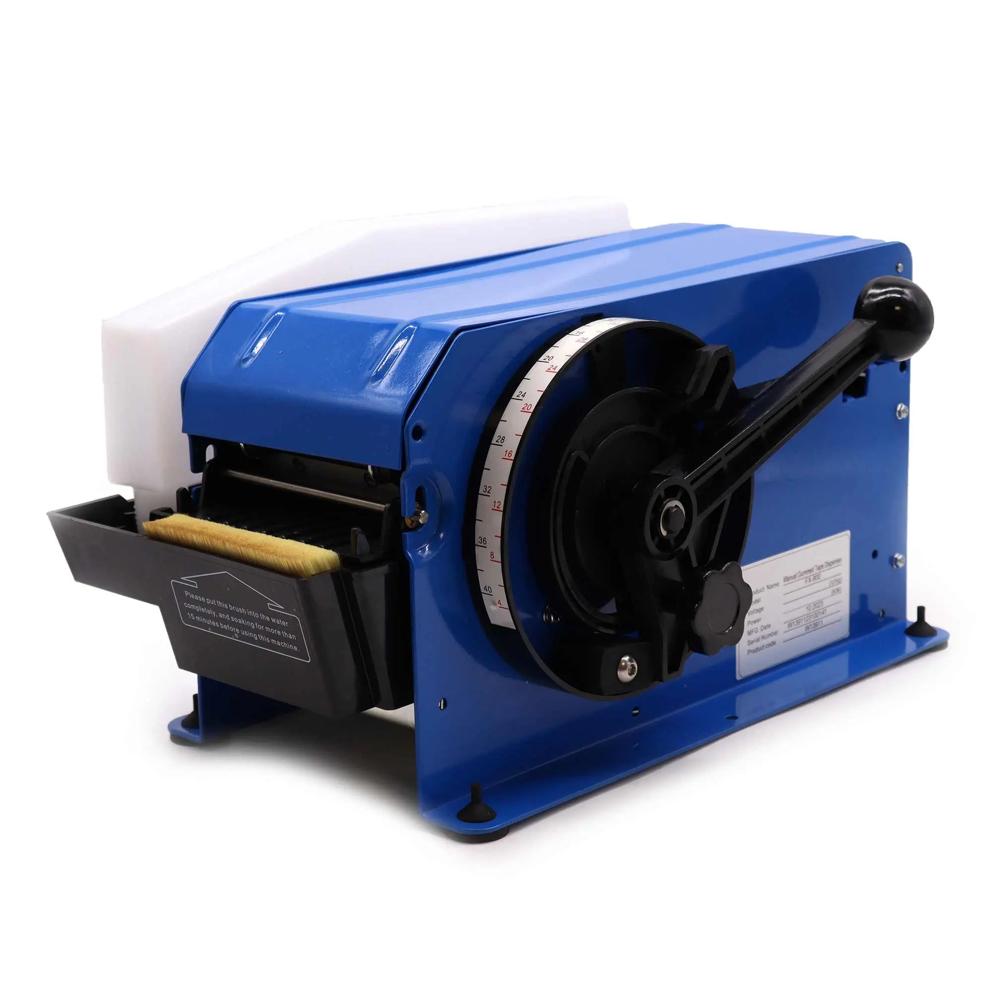 Dispenser manual pentru bandă adezivă din hârtie gumată (Model FX-800)
