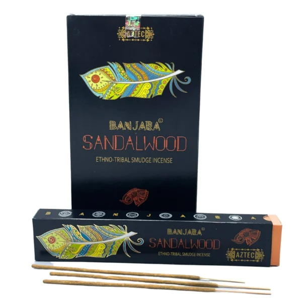 bG9jYWw6Ly9tZWRpYS8xSi82RS82MFIzMEMxRzZXUjM2RTFKLzI4ZDgyYTYxLmpwZWc Bețișoare Parfumate Tribale Banjara - Lemn de Santal