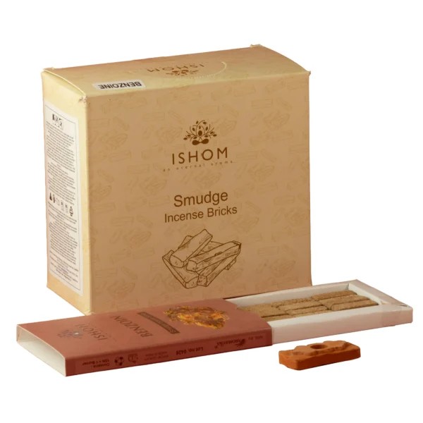 Cărămizi Parfumate Naturale pentru Fumigație și Suport din Teracotă – Benzoin