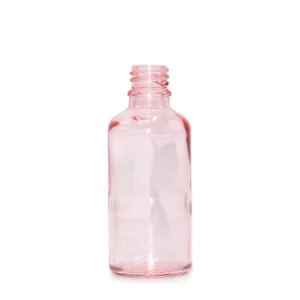 Sticlă roz cu pipetă 30 ml fără capac