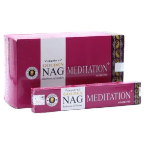 15g Bețișoare Parfumate Golden Nag -  Meditație