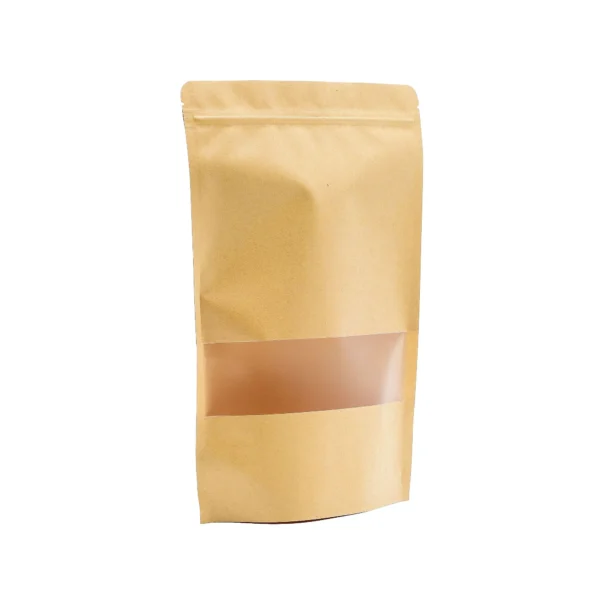 Pungi din hartie kraft cu fereastra ZIP (50 buc/set) 20 x 30 cm Pungi din hartie kraft cu fereastra ZIP (50 buc/set) 20 x 30 cm