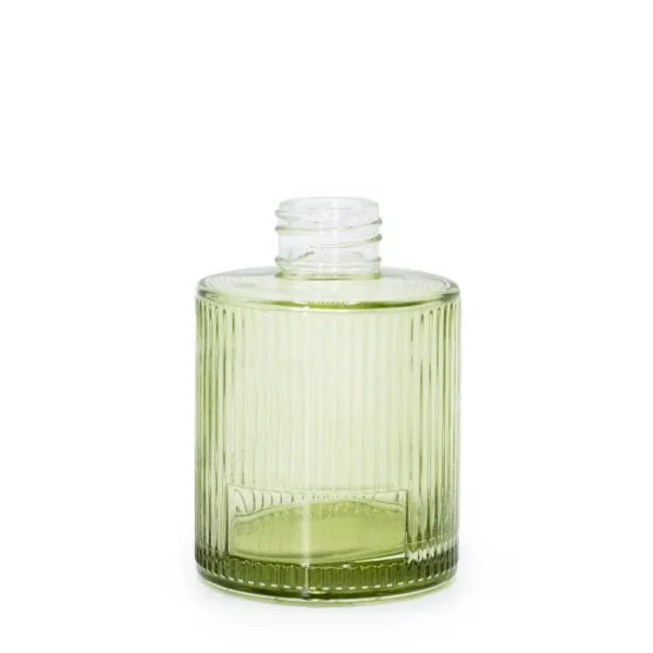 Sticlă difuzor transparentă 150 ml cu textura striată cu Bețișoare (Gât de 28 mm) Sticlă difuzor transparentă 150 ml cu textura striată cu Bețișoare (Gât de 28 mm)