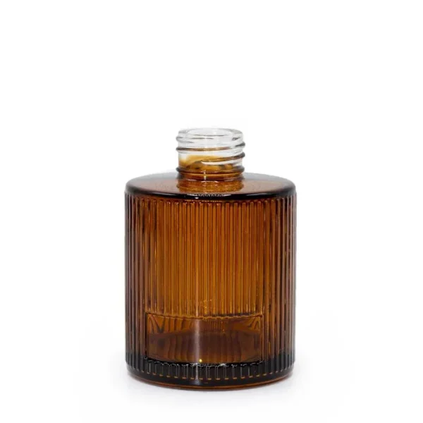 Sticlă difuzor striată 150 ml în stil fumuriu cu Bețișoare (Gât de 28 mm) - Albastru Fumuriu Sticlă difuzor striată 150 ml în stil fumuriu cu Bețișoare (Gât de 28 mm) - Albastru Fumuriu