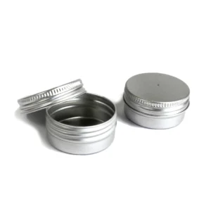 Cutie rotundă din tablă de aluminiu de 10 ml
