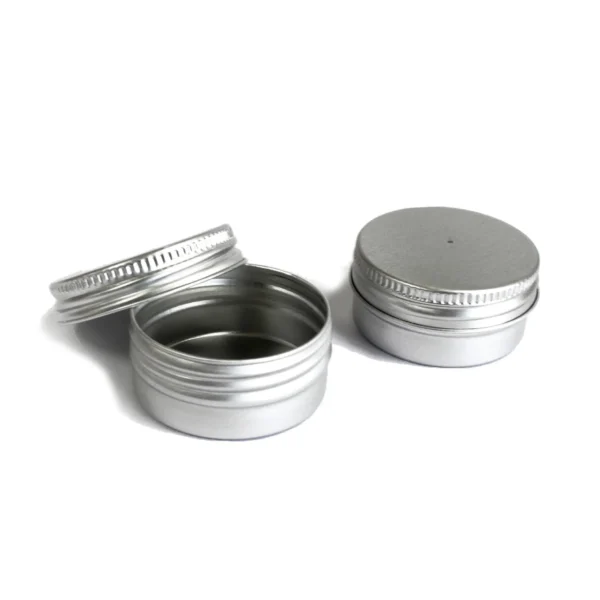Cutie rotundă din tablă de aluminiu de 10 ml Cutie rotundă din tablă de aluminiu de 10 ml