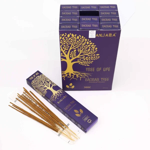 Bețișoare Parfumate Botanice Banjara - Arborele Baobab