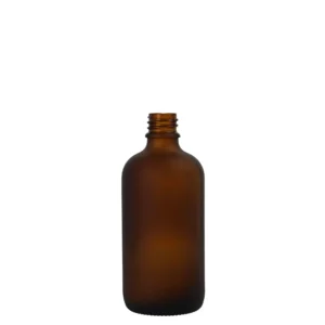 Sticlă din chihlimbar mat cu pipetă 10 ml fără capac
