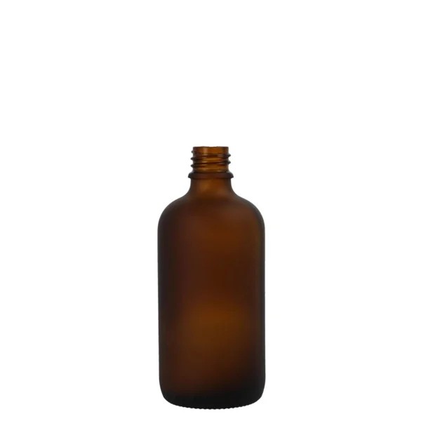 Sticlă din chihlimbar mat cu pipetă 10 ml fără capac Sticlă din chihlimbar mat cu pipetă 10 ml fără capac