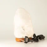 Lampă de Sare din Cristal de Stâncă de Himalaya - și bază aprox. 1.5 - 2kg (Ștecher UE)