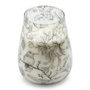 Lumânare în borcan de sticlă Drawn by Flame - înaltă 900 g Sea Breeze
