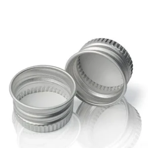 Set 50 capace pentru sticla Aluminiu Argintiu