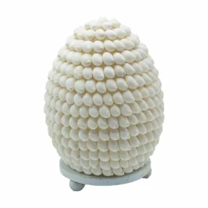 Lampă Boho din Scoică - Scoică Buting Ovală - 15 cm