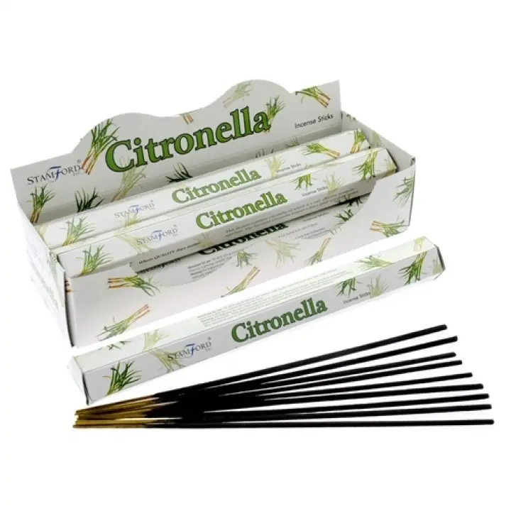 Bețișoare parfumate Stamford Premium - Citronella 20 buc./cutie