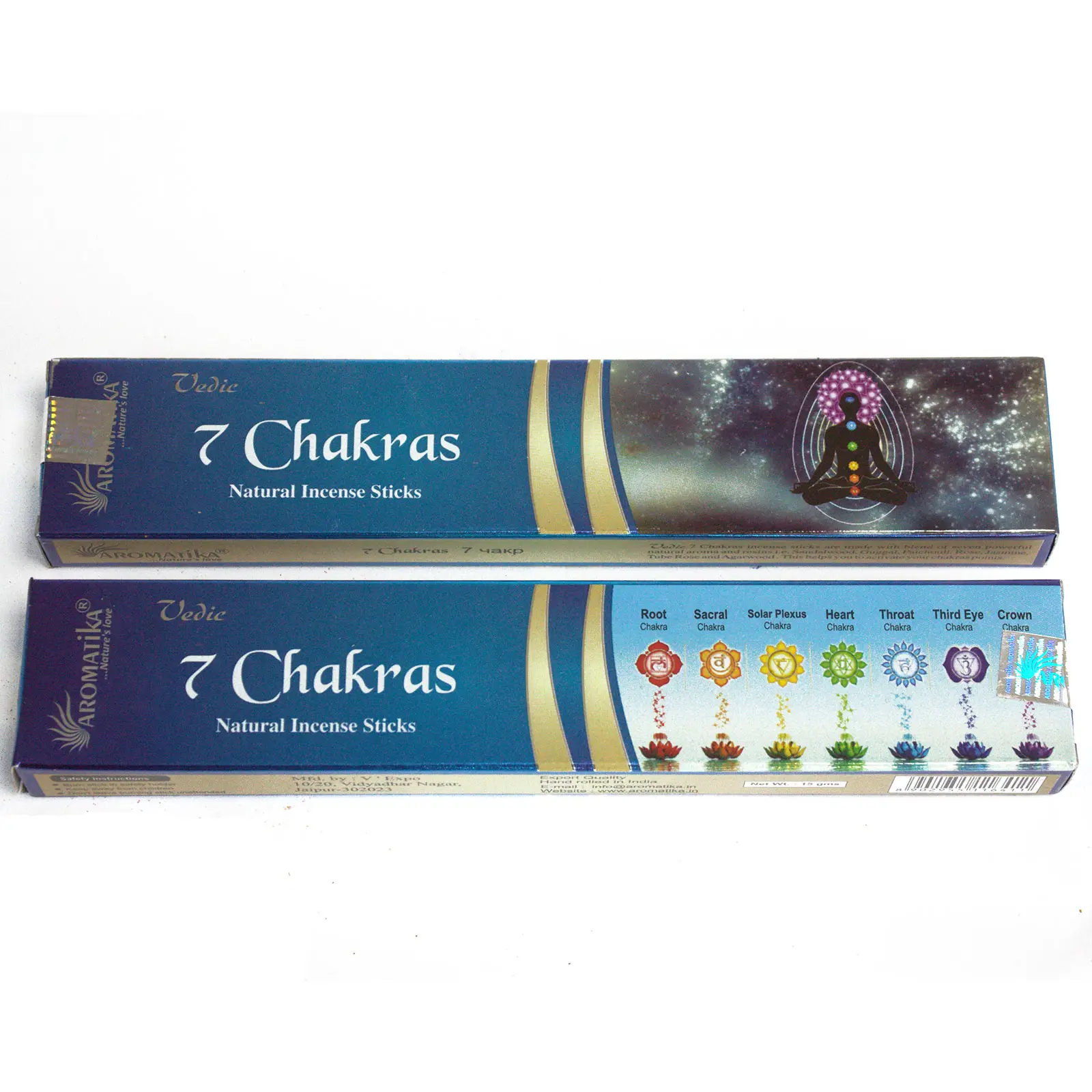 Bețișoare parfumate Vedic 15g - 7 Chakra