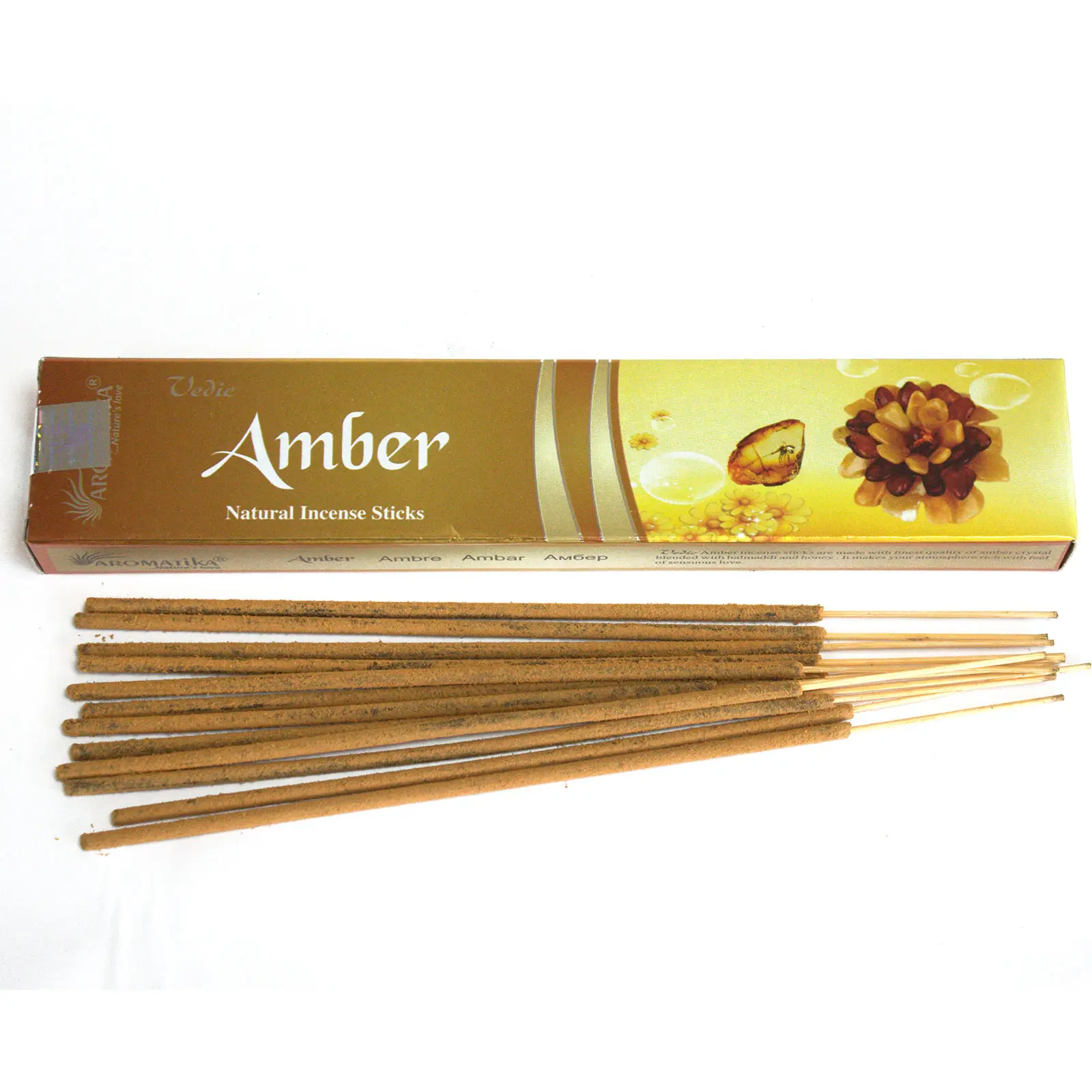 Bețișoare parfumate Vedic 15g - Ambră